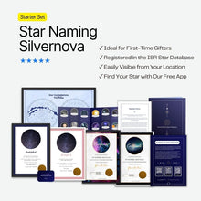 Load image into Gallery viewer, Name a Star Silvernova Package